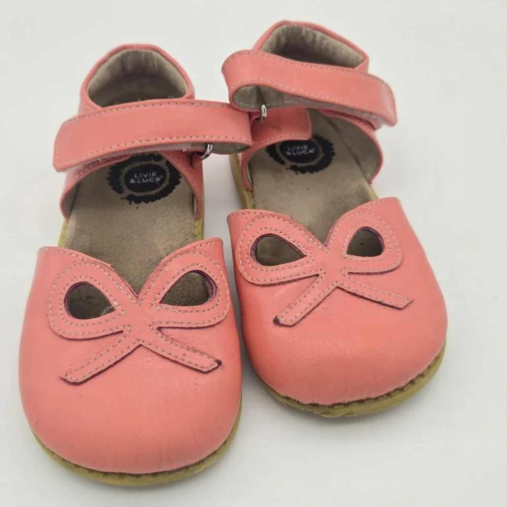 Livie & Luca Bow Mary Jane Shoes Pink Size 10